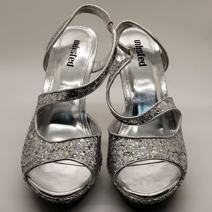 Unlisted Silver Heels Sz 9